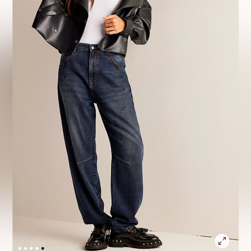 Free People We The Free Augusta Barrel Jeans